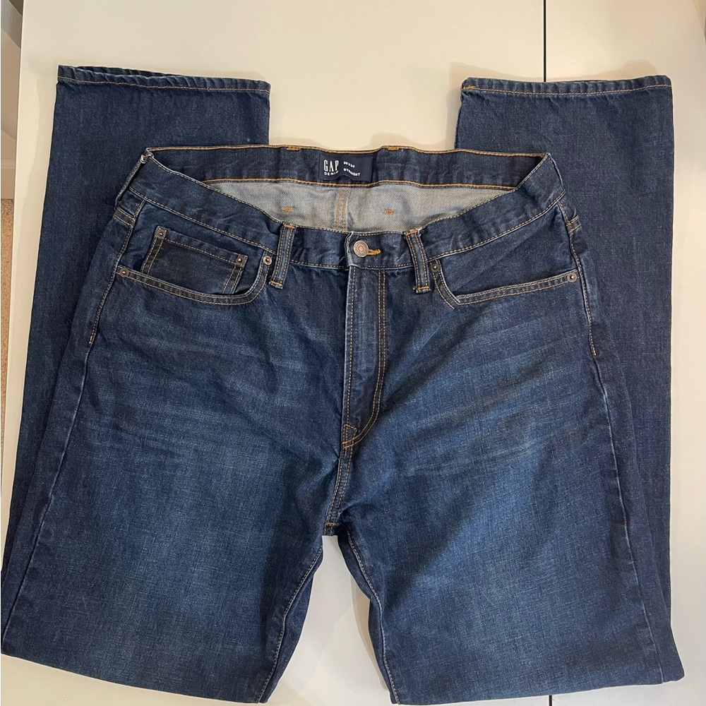 GAP Men's Dark Wash Blue Jeans